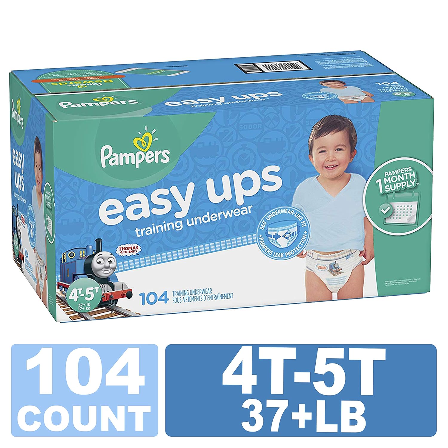 Pampers Easy Ups Training Pants Pull On Disposable Diapers for Boys