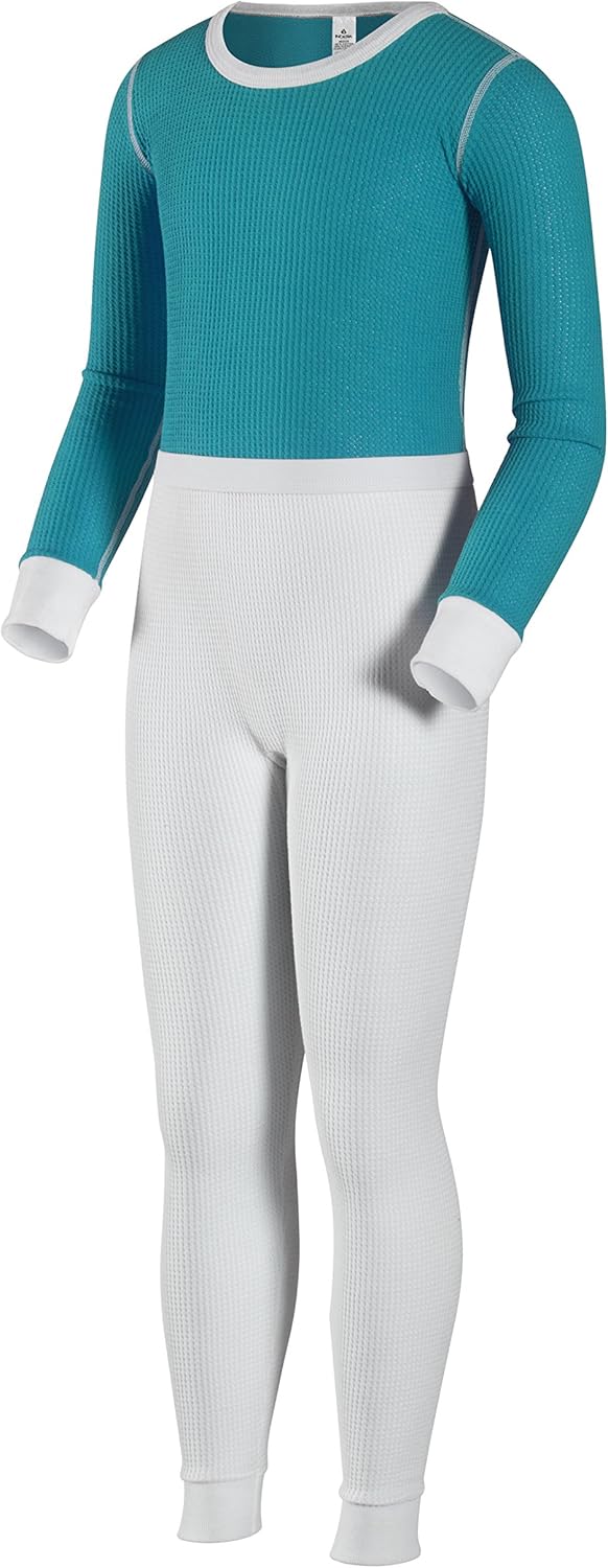 Indera Girls Traditional Thermal Underwear Shirt and Pant Set : Clothing