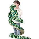 IKASA Giant Snake Stuffed Animal Plush Toy,106" Large Cobra Cute Jumbo Soft Toys,Huge Big Size Fluffy Plushy Fat Oversized Plushie,Gifts for Kids