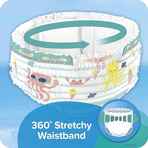 Swim Diapers Size (13-24 lb) Pampers Splashers Disposable Swim