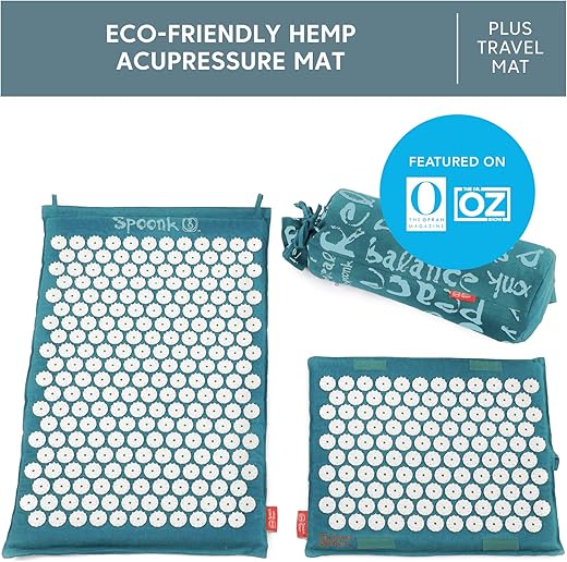 Spoonk Organic Hempコンボ2 pc – 1 Regular + 1トラベルサイズ/ Eco Foam – Made in USA 海外直送品