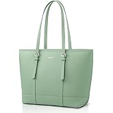 TANTOMI Tote Bag for Women Vegan Leather Purses and Shoulder Handbags Large Top Handle Bag with Compartments