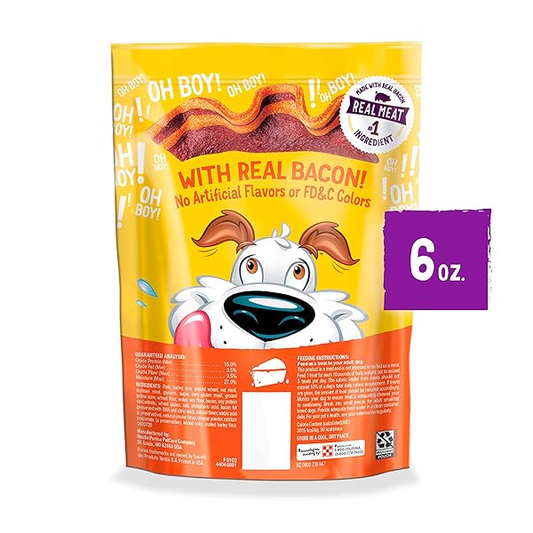 PURINA BEGGIN’ STRIPS WITH REAL MEAT DOG TRAINING TREATS WITH BACON AND CHEESE FLAVORS – 6 OUNCE (PACK OF 6)