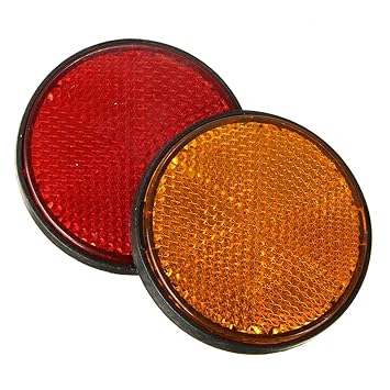 round bike reflectors