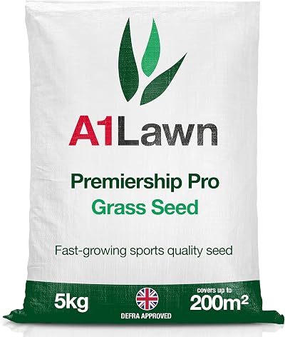 A1Lawn A1 Lawn Seed Mix 5kg DEFRA Certified Fast Growing Patch Repair