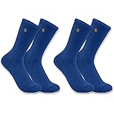 Carhartt Men's SC2252M Force® Midweight Crew Sock 2-Pack