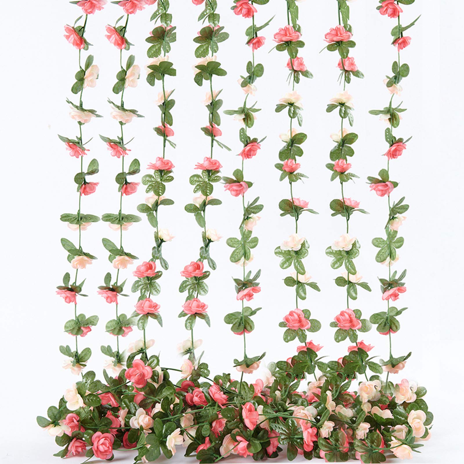 N&N COUD Artificial Rose Vine Flowers, Acrylic