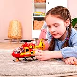 Dickie Toys Airbus H145 Rescue Helicopter 36cm Wind-Up Lights Sound view 6
