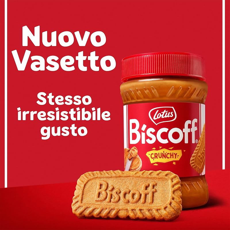 Lotus Biscoff Crema Spalmabile Dolce | Croccante | Vasetto in PET | 380g