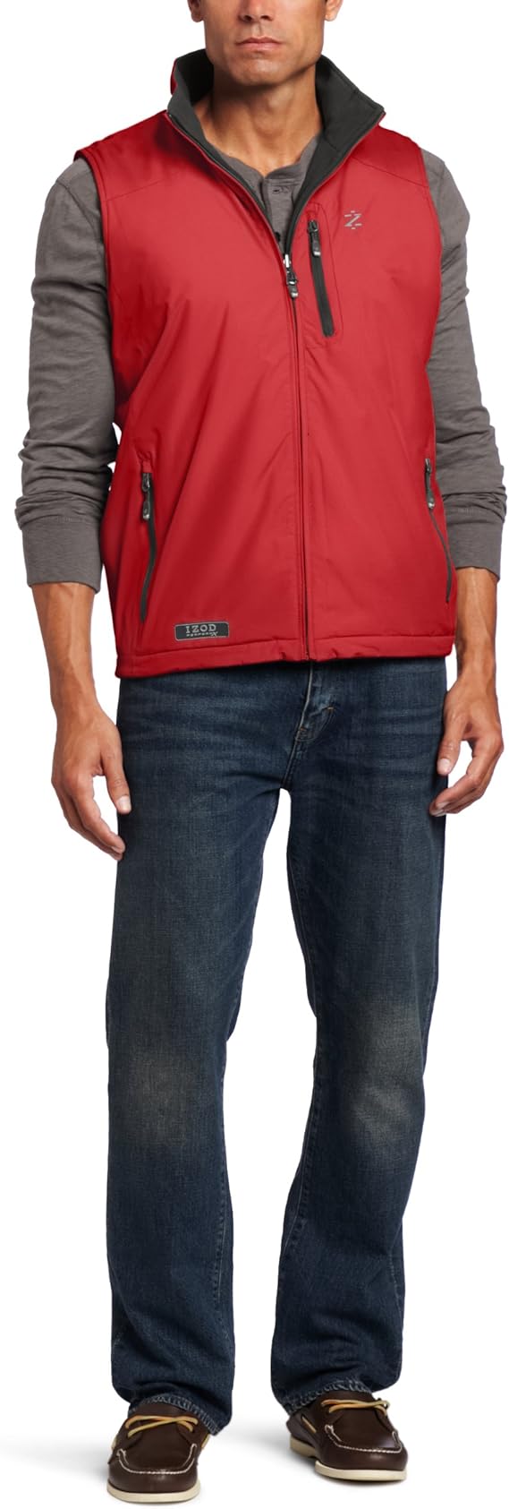 IZOD Men's Reversible Solid Vest, Rich Red, Medium at Amazon Men’s