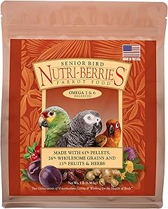 LAFEBER'S Senior Nutri-Berries Bird Food and Treat