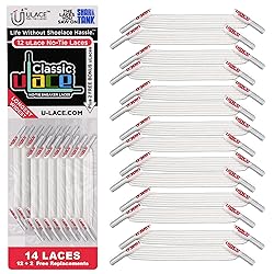 uLace Classic No-Tie Shoelaces - Elastic Shoe Laces