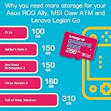 Integral Gamer's Edge 256GB microSD for Nintendo Switch U3 100MB/s view 9