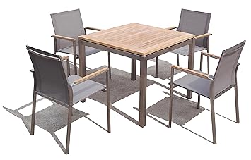 Edelstahl Gartenmöbel Set