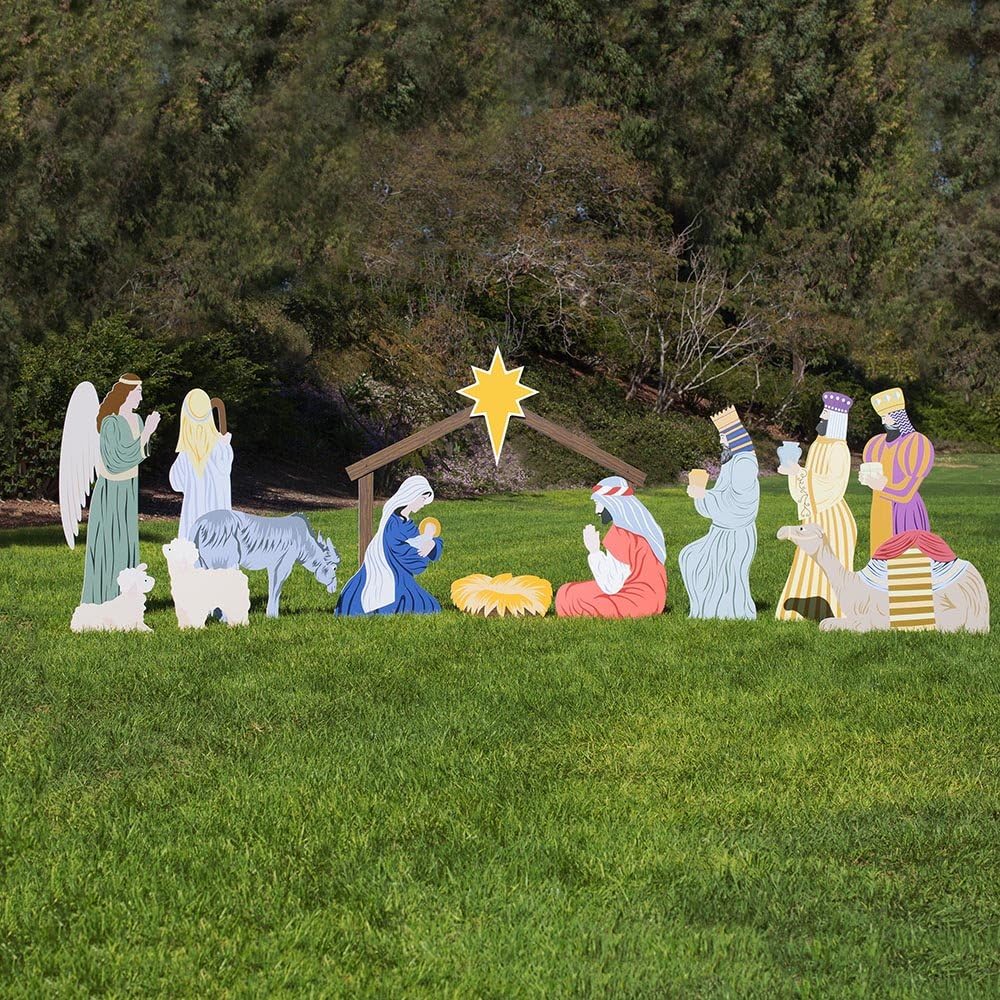 Outdoor Nativity Store Complete Outdoor Nativity Set (Life