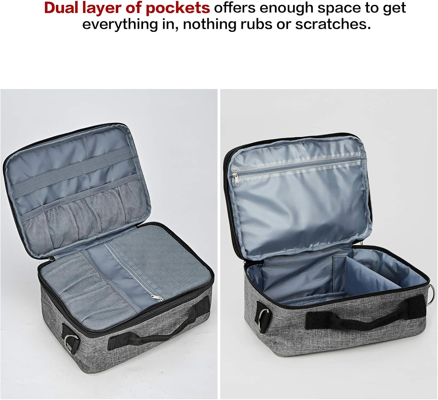 BGTREND Carrying Bag for Mini Projector, Portable Case for DR.J Mini Projector and Accessories,Grey（Patent Pending）: Electronics
