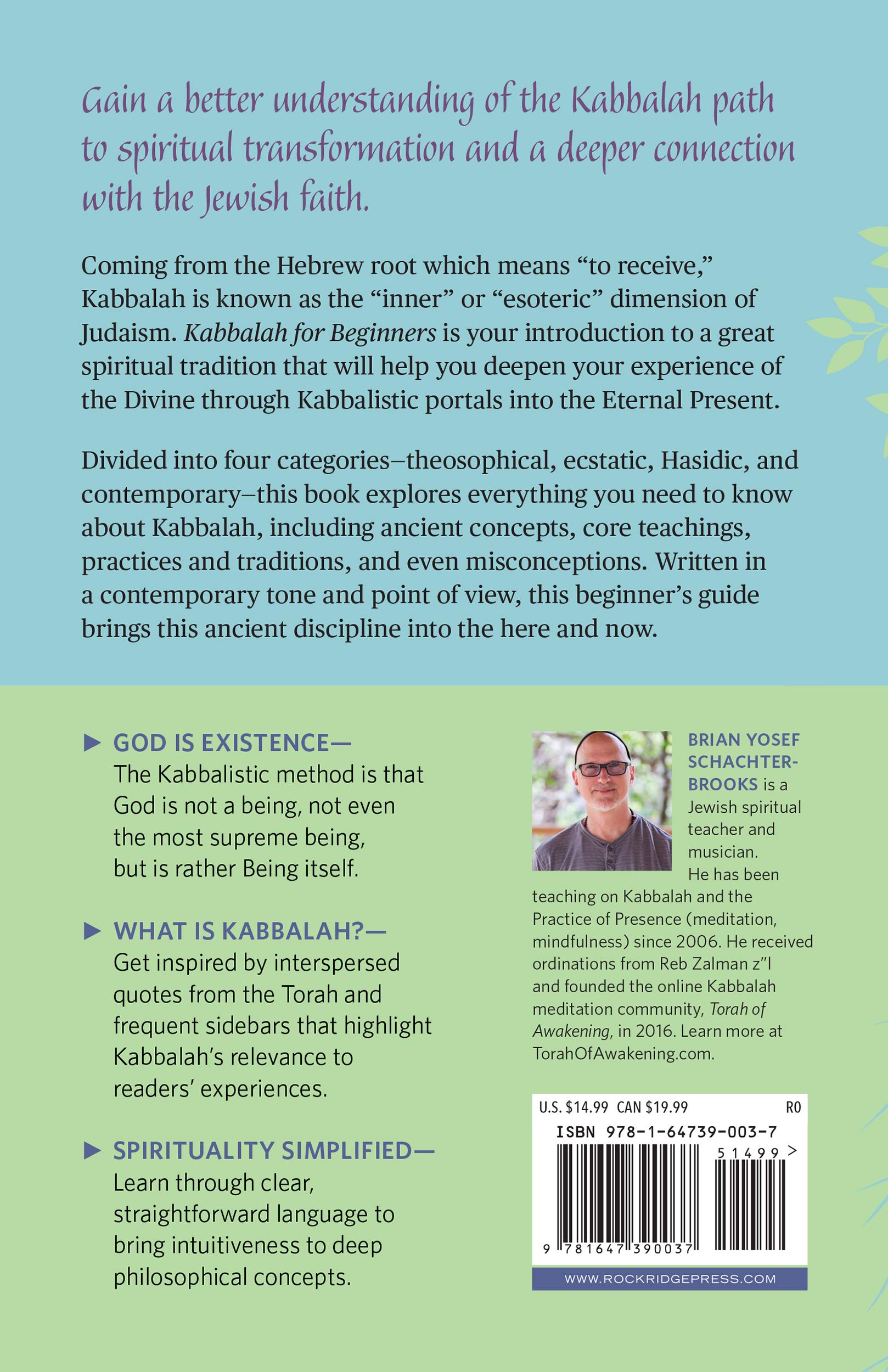 Kabbalah For Beginners Understanding And Applying Kabbalistic History Concepts And Practices Brian Yosef Schachter Brooks 9781647390037 Amazon Com Books