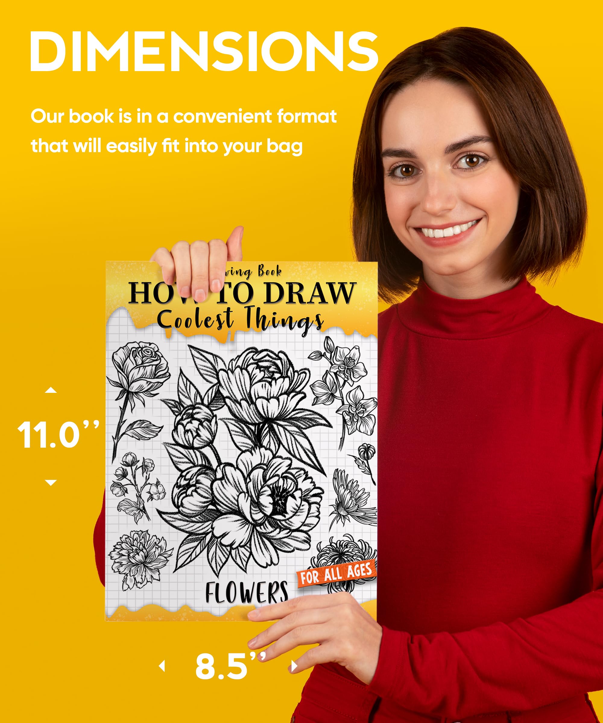 How to Draw Coolest Things Flowers: Unleash Your Inner Artist and Learn to Sketching Blossom Art ( Introduction and Step-by-Step Guide for Beginner Artist )