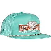 Lazy J Ranch Diamond Banner Performance Rope Hat - Unisex Adjustable Trucker Hat