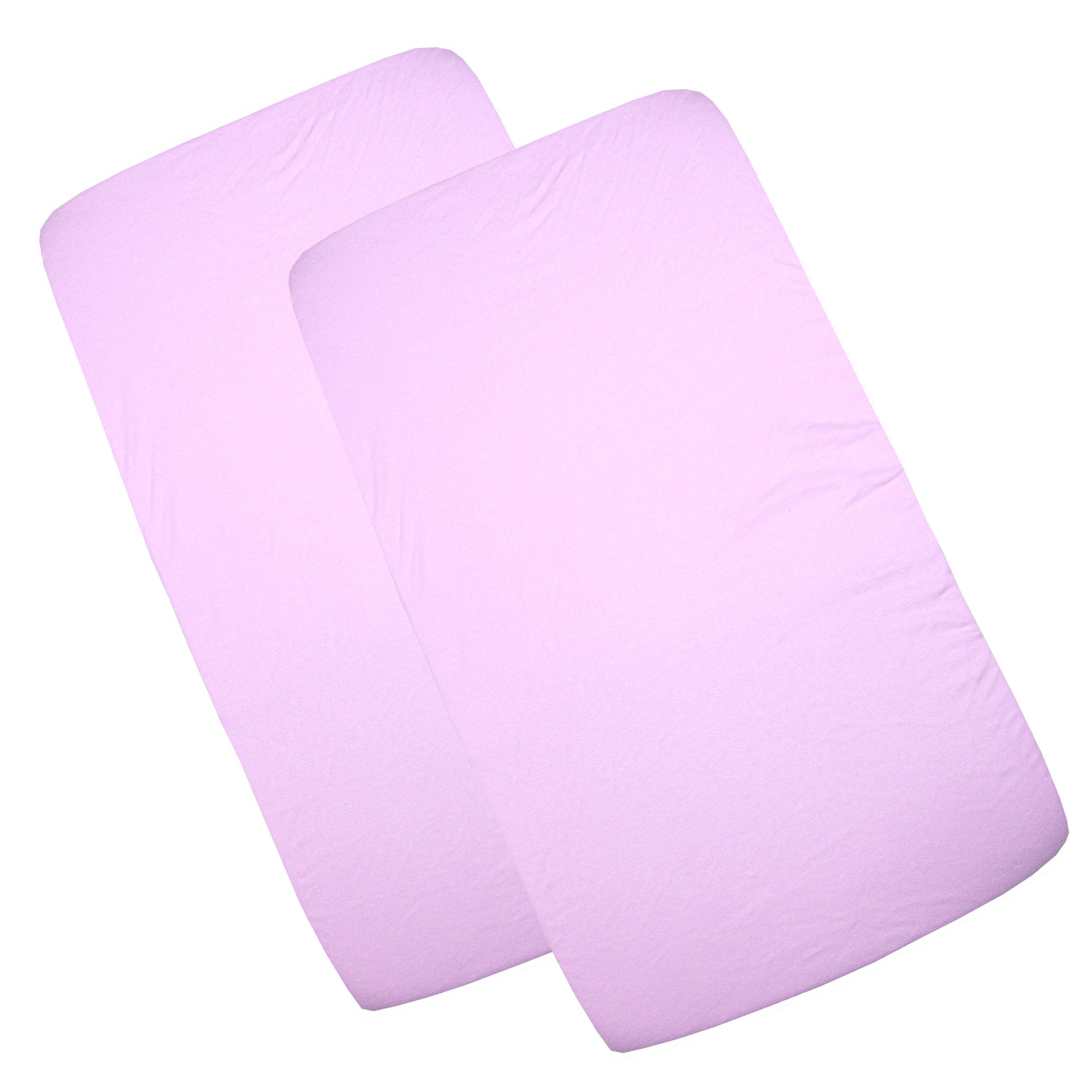cot sheets pink