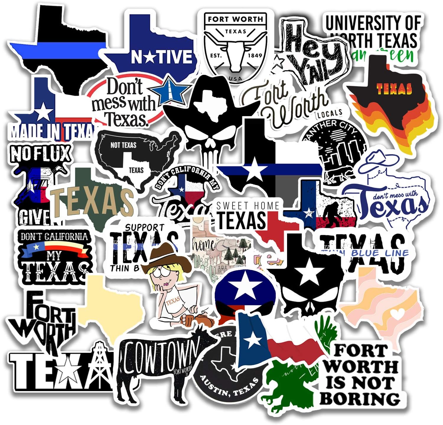Sticker Texas Pack Window for Decal Texas Motherland Their of Patriot Real for Stickers VSCO