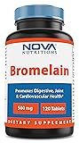 Nova Nutritions Bromelain 500 mg - 120 Tablets