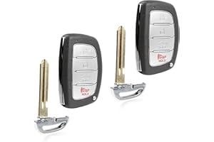 2X Keyless Entry Remote Key Fob Replacement 4-Button for 2019 2020 Hyundai Elantra (CQOFD00120, 95440-F2002)