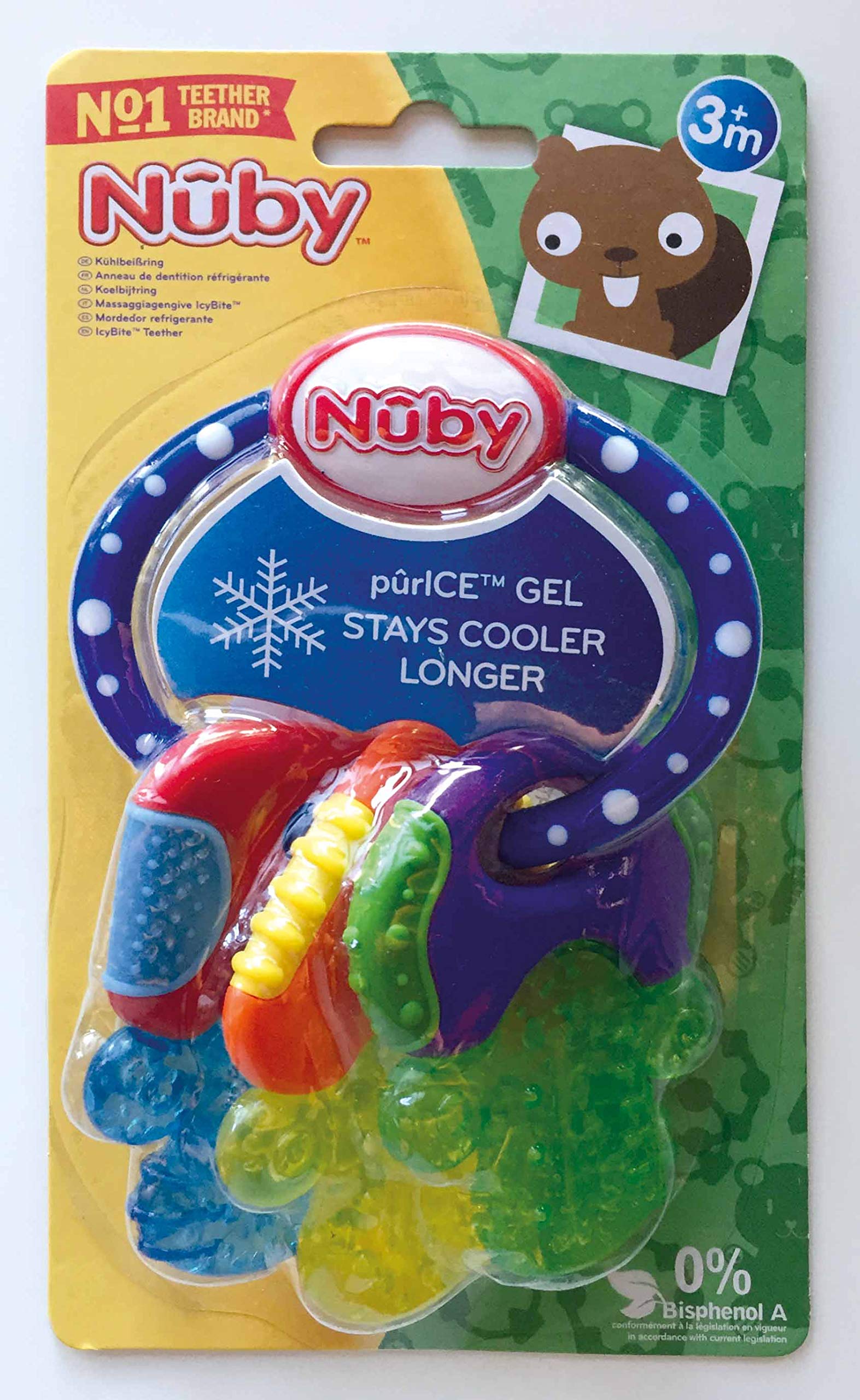 nuby icybite keys teether