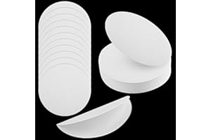 LABLPSAI Qualitative Filter Paper Circles, 70mm/2.75 inch Diameter, 10-15μm (10-15 Micron) Pore Size, Slow Filtration Speed, 100Pcs