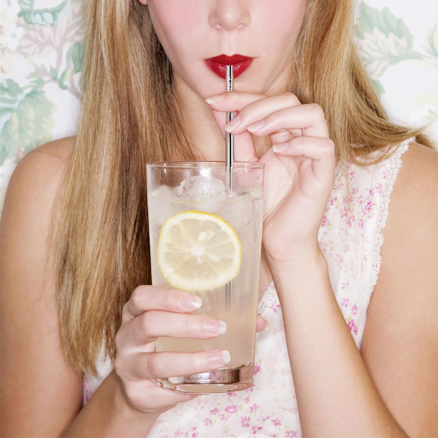 Stainless Steel Straws FDA Approval, GOMMLE Reusable Metal Drinking Straws, 10.5\