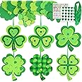 St Patricks Day Crafts for Kids Adults, 24Set Foam Stickers Craft Kits Shamrock St. Patrick’s Day Decorations Gifts for Kids 