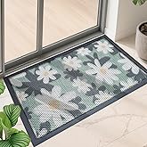 Door Mat Outside Entrance 17x30 Welcome Entryway Doormat Dirt Trapper,Non Slip Entry Mats for Patio Garage Porch Home Decorat