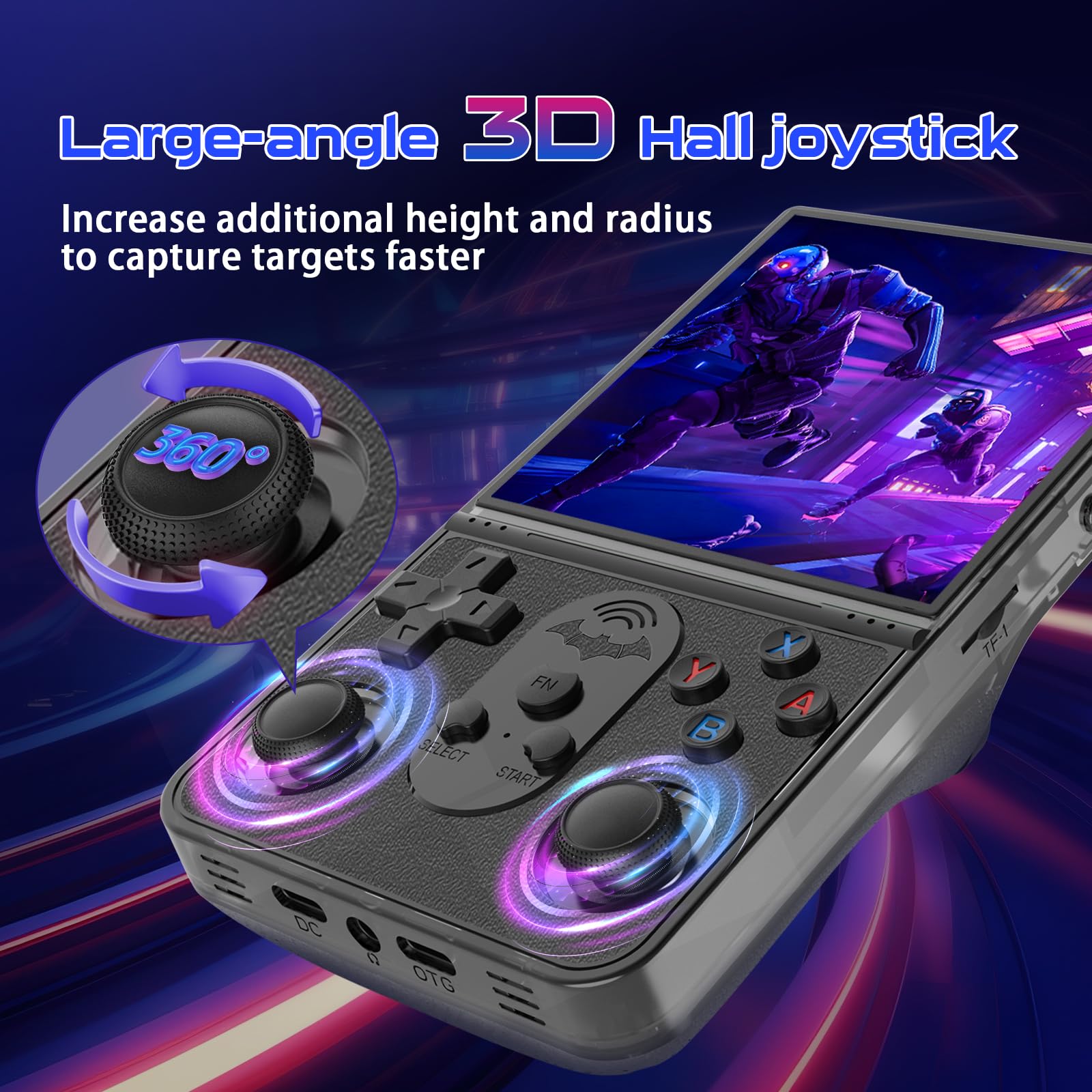Linux Promax Console Mua R36 PROMAX Retro Handheld Game Console,4.0 Inch Full-Lamination IPS ...
