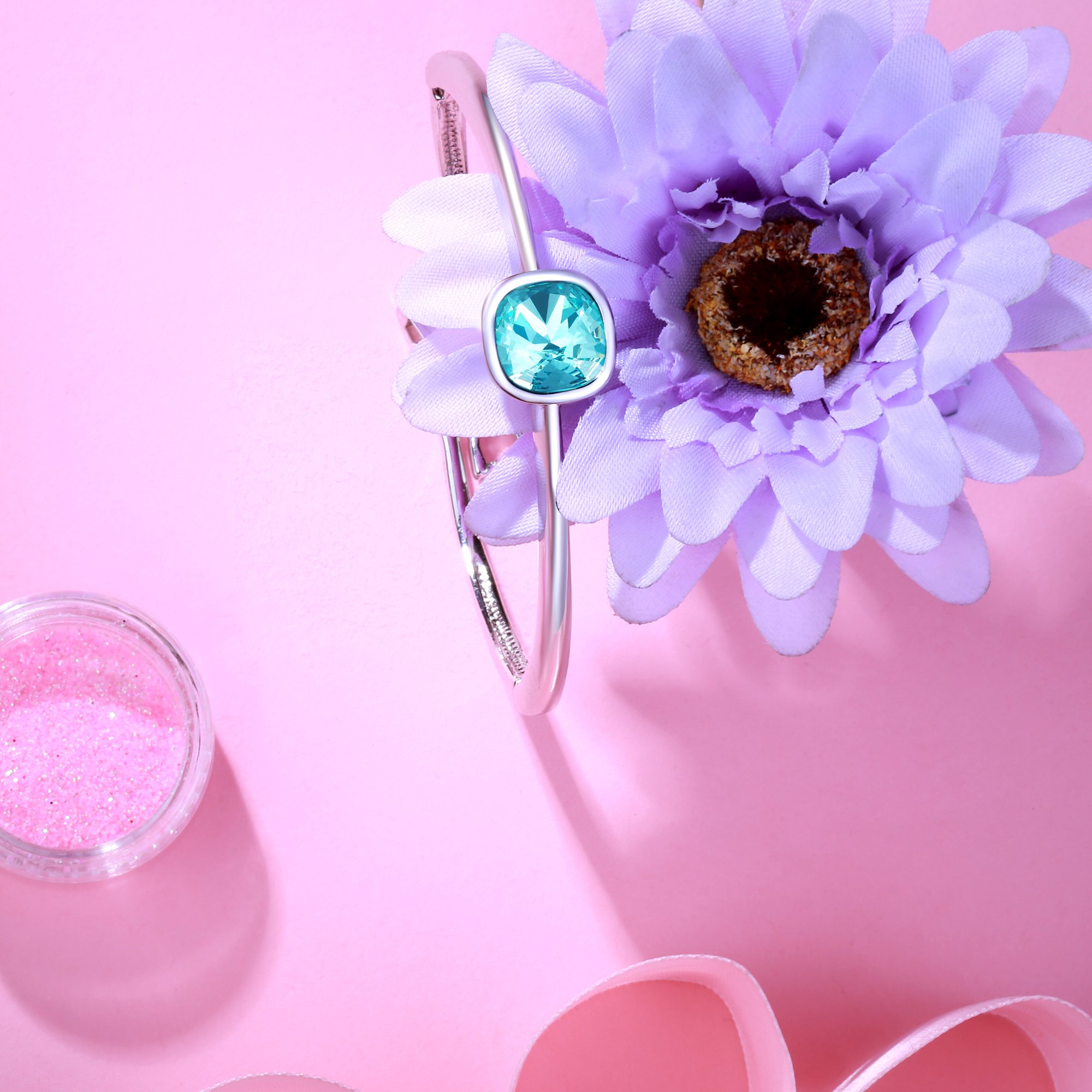 GEORGE · SMITH Womens Bracelets Bangle Jewelry Gifts, Crystal from Swarovski