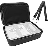 Musiin Audio Interface Carrying Case Compatible with Apollo Twin X DUO Gen 2/QUAD Gen 2, Equipped with Comfort Handle and Adjustable Shoulder Strap, Suitable for Traveling(Black)