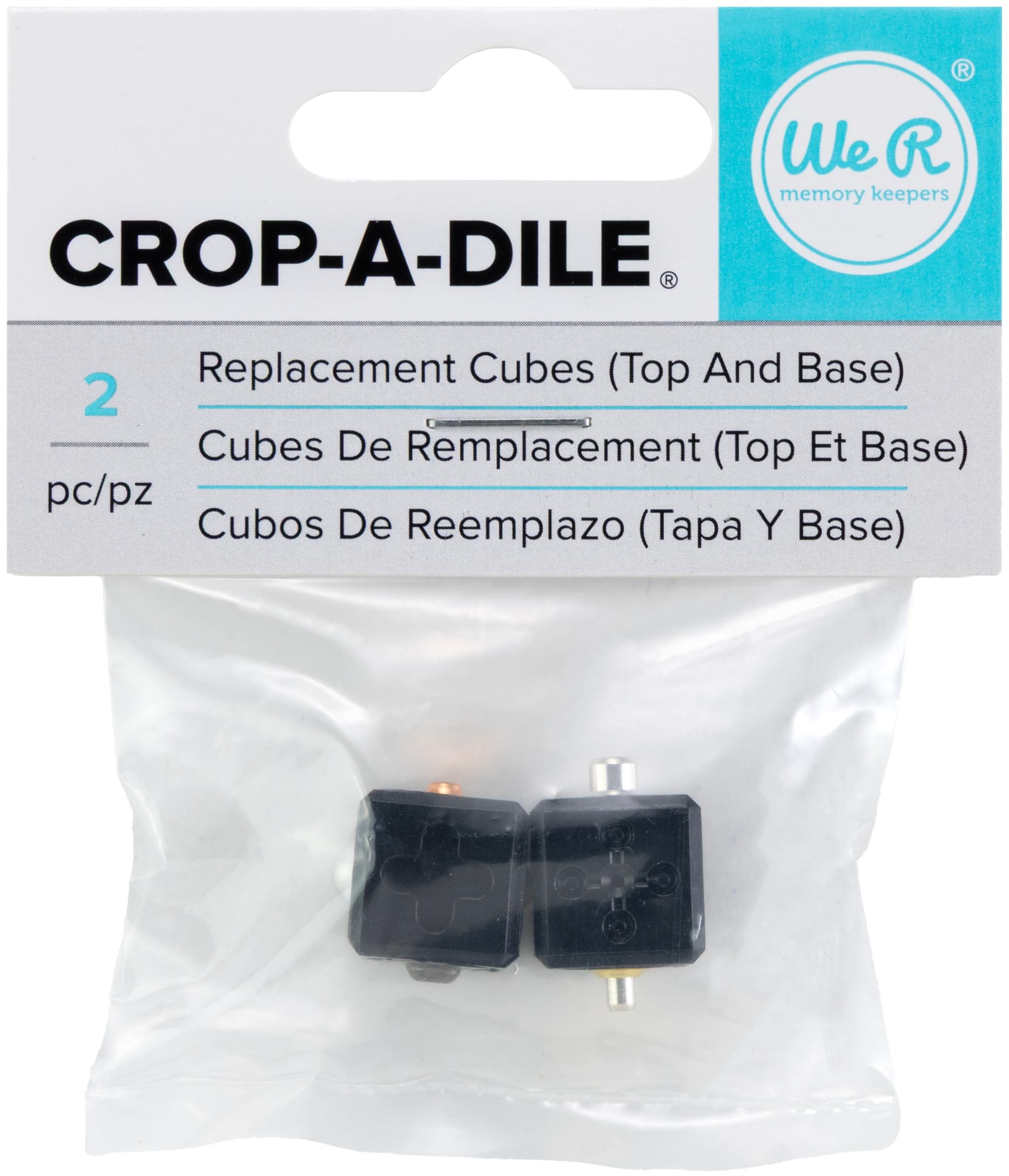 We R Memory Keepers Tool Crop-A-Dile Cubes, Multicolour