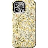 Casely iPhone 13 Pro Case | Boho Blooms | Golden Floral | Bold Protective Design | Compatible with MagSafe