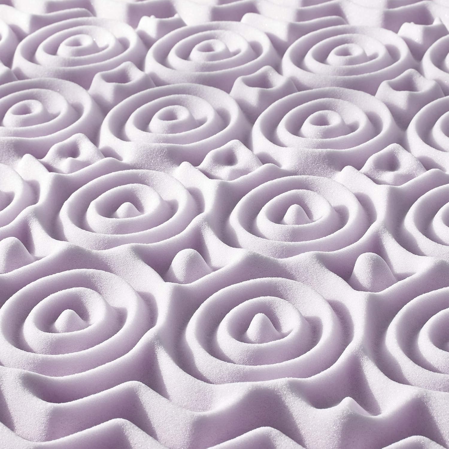 Best Price Mattress 3 Inch 5-Zone Memory Foam Topper, Mattress Pad with Soothing Lavender Infusion, CertiPUR-US Certified, Queen: Furniture & Decor