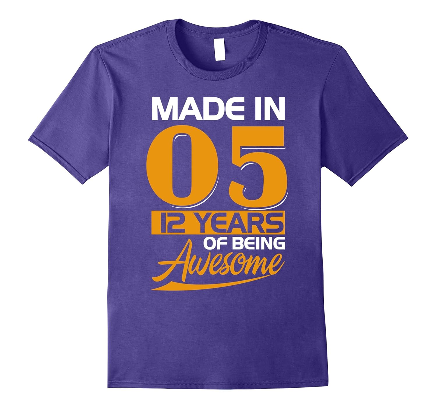 12th Birthday Made In 2005 Tee Shirt-ANZ