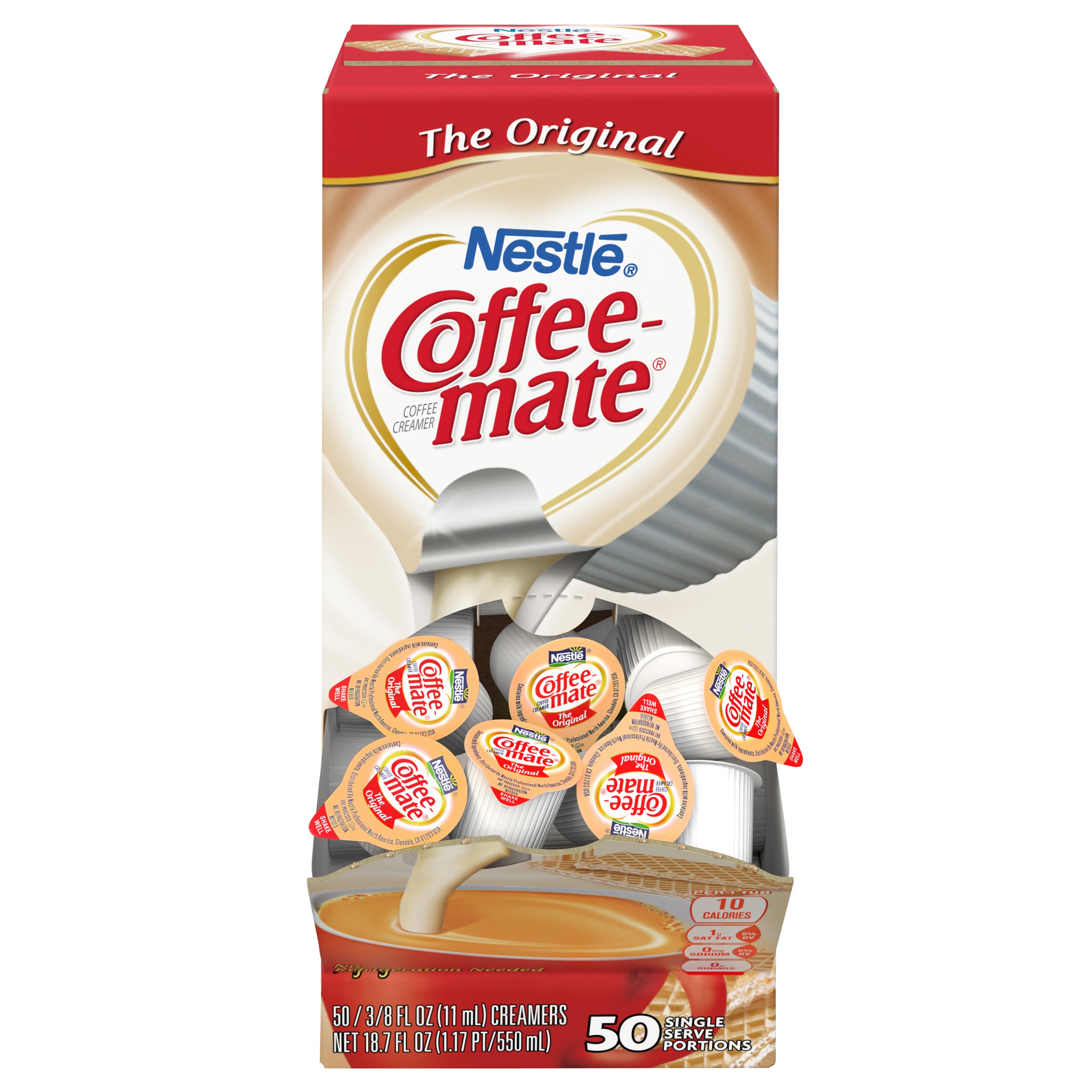 Nestle Coffeemate Coffee Creamer, Original, 0.375oz Liquid Creamer