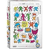 keith haring wooden blocks