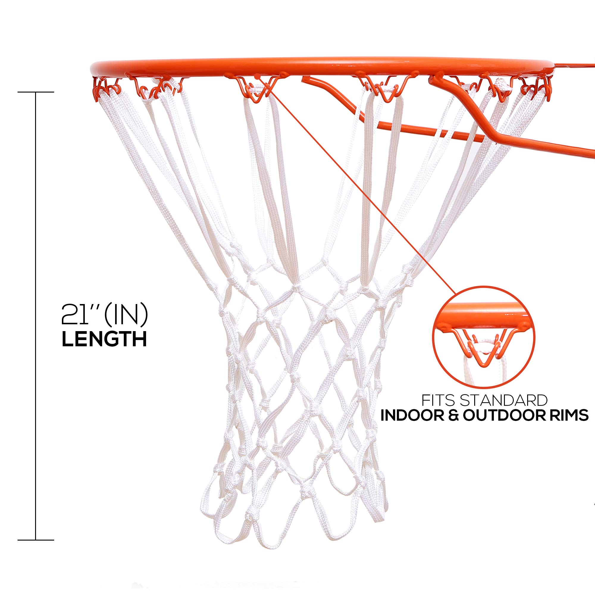 BETTERLINE 2Pack Premium Quality Professional Basketball Net All