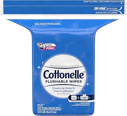 best flushable wet wipes for adults