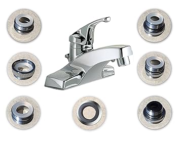 Smarterfresh Seven Piece Faucet Adapter Kit Brass Aerator Adapter