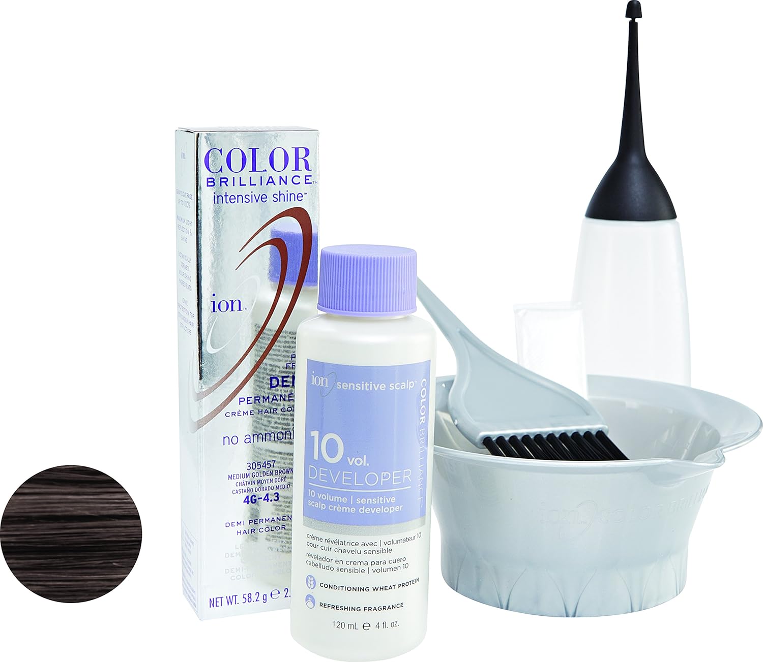 Buy Intensive Shine 4g Medium Golden Brown Demi Permanent Creme