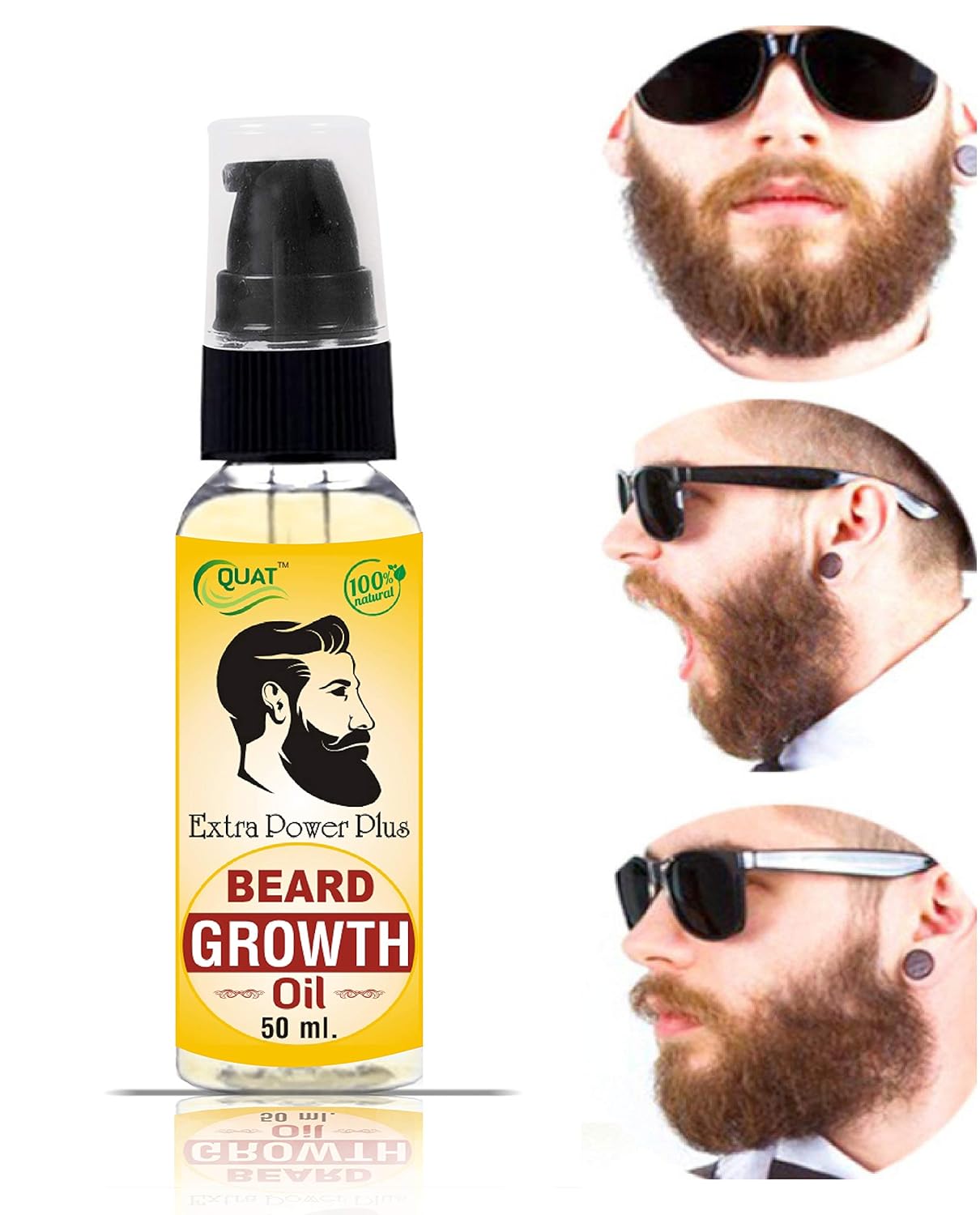 Quat Beard Hair Growth Oil For Men Fast Growth Oil 50ml Amazon
