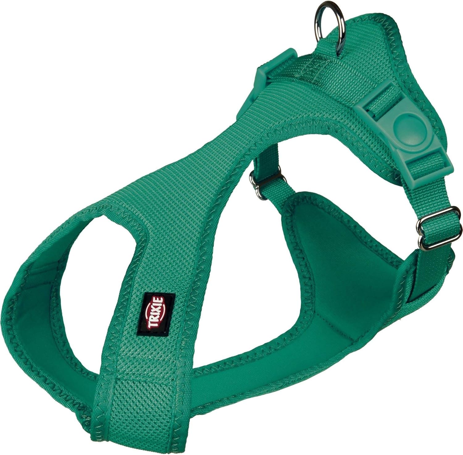 TRIXIE Soft Dog Harness, 25-35 cm x 15 mm, Petrol
