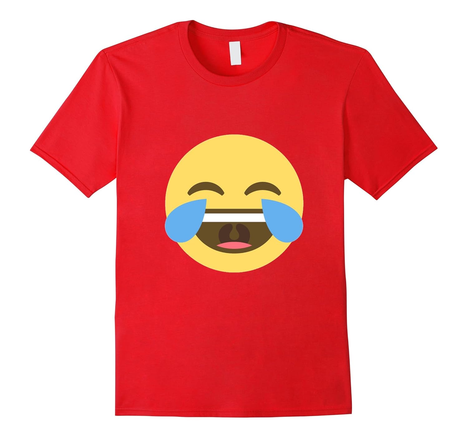 Laugh out loud Crying Smiley Face Tshirt LOL Haha Tee Shirt-Rose