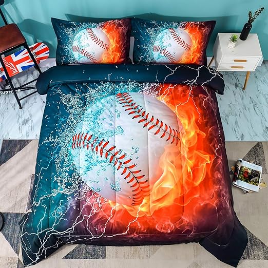 baseball comforter set twin