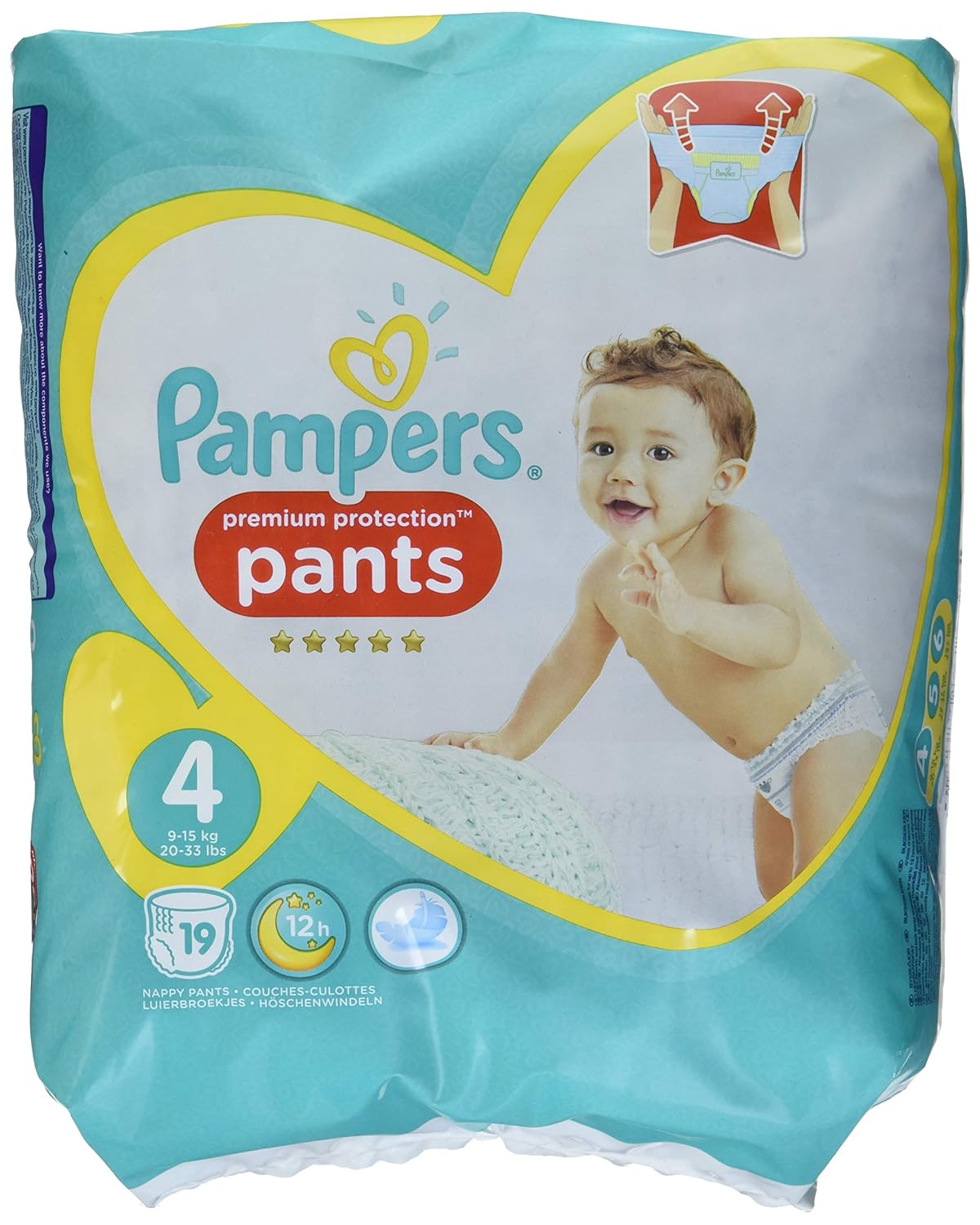 Pampers Premium Protection Pants Gr. 4 (9-15 kg)
